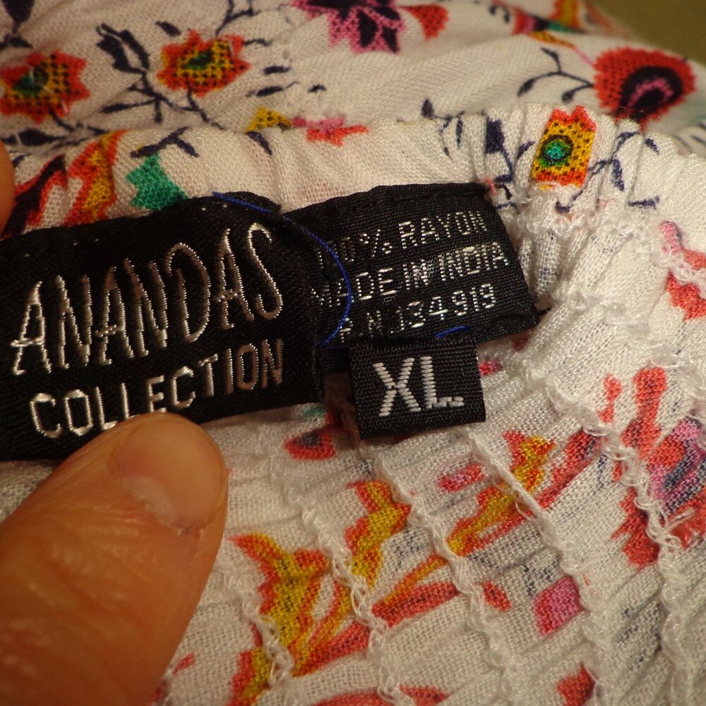 Nwot Anandas Collection Hi-Lo Floral Sundress Xl … - image 3